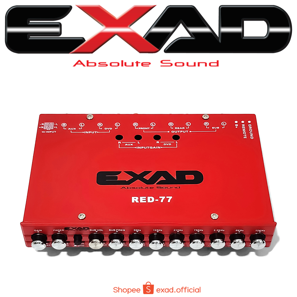 Pre-amp EXAD RED-77 ปรีแอมป์ (จัดส่งฟรี)​