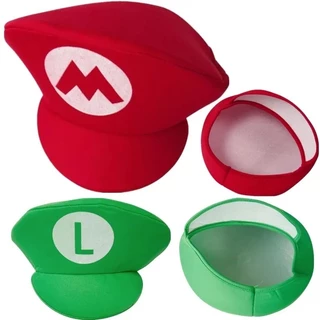 (🎉พร้อมส่ง🎉) หมวกมาริโอ้ หน้ากาก Mario +หนวด ปาร์ตี้ แฟนซี คอสเพลย์ สวยน่ารัก