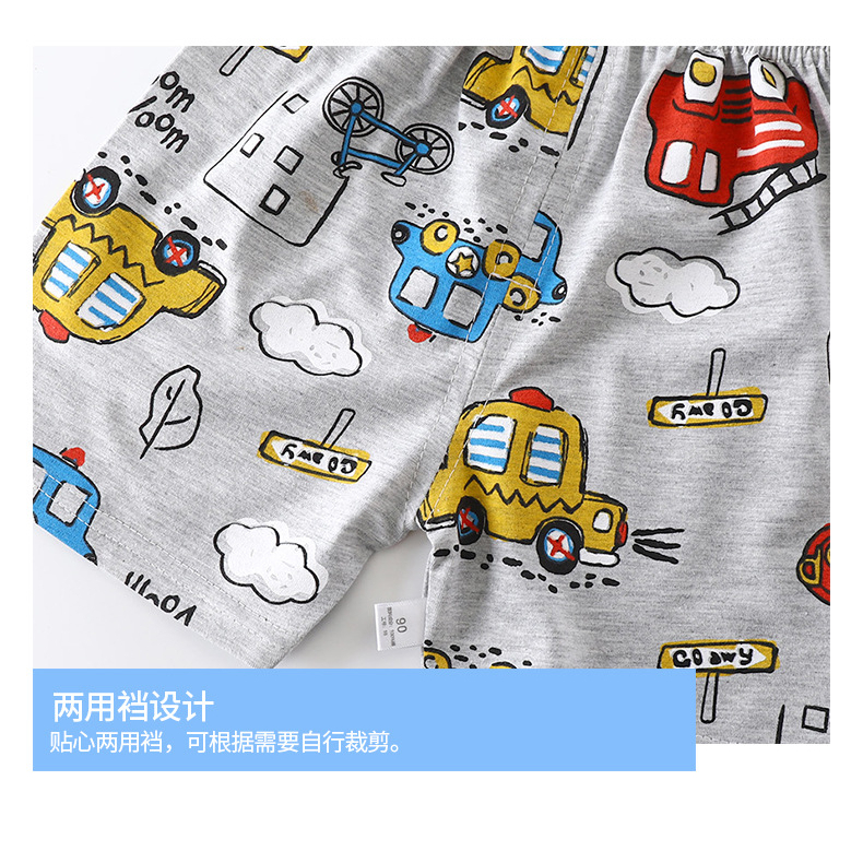 💥ส่งจากไทย💥เสื้อผ้าเด็ก CK030 เสื้อคอกลม+กางเกงขาสั้น มีไซส์ 6 เดือนถึง 5 ขวบ พร้อมส่ง ชุดเซ็ทเด็ก - รูปที่ 4