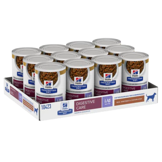 Hill's Prescription Diet i/d Low fat อาหารเปียกสุนัข รักษาโรคไขมันในเลือดสูง สูตรไขมันต่ำ 354 กรัม x 12 กระป๋อง