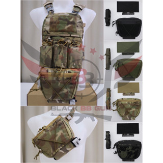 กระเป๋าจิงโจ้ติดเสื้อเวสแบบปลดไว ทรงสามเหลี่ยม (Tactical Drop Pouch) (Tactical Action Pouch)  ● คุณสมบัติ : 1. กระเป๋าอเ