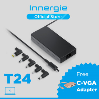 Innergie T24 อะแดปเตอร์โน้ตบุ๊กเกมมิ่งสากล 240 วัตต์ (แถมฟรี C-VGA Adapter กดรับของแถมที่ add-on)