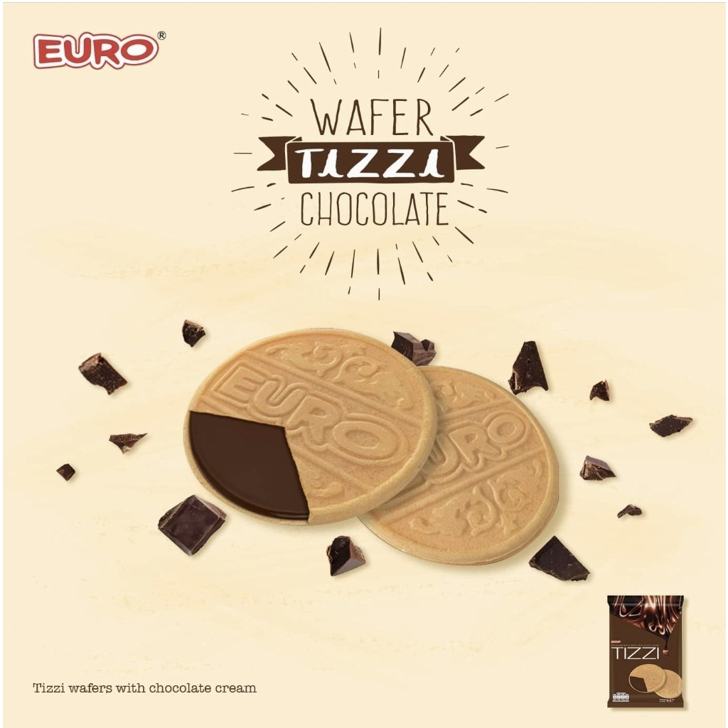 ขายดีมาก Euro Tizzy ทิซซี่ เวเฟอร์ สอดไส้ ช็อกโกแลต - รูปที่ 2