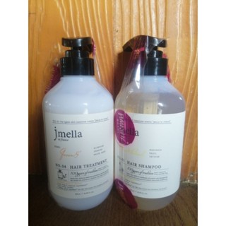 Jmella in France แชมพู+ครีมนวด เจเมล่า แพ็คคู่ กลิ่นหอมยาวนาน ขนาด 500ml. ของแท้100%