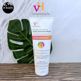 [vH essentials] Ph Balanced Daily Feminine Wash Tea Tree Oil &amp; Prebiotic 177 ml ผลิตภัณฑ์ทำความสะอาดจุดซ่อนเร้น