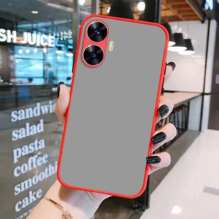 Case Realme C55 เคสโทรศัพท์ realme C55 เคสกันกระแทก ปุ่มสีผิวด้าน กันรอยกล้อง ขอบนิ่มหลังแข็ง