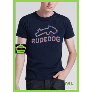 Rudedog เสื้อคอกลม ชาย หญิง สีกรม รุ่น Nutsu