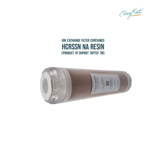 EasyKet ™ Ion Exchange Resin Filter ไส้กรองเรซิ่น ขนาด 2.5 x 10 นิ้ว บรรจุเรซิ่น DuPont ™ TapTec ™ HCRSSN Na