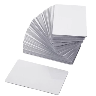 บัตรพลาสติก บัตรขาวเปล่า PVC CARD** Inkjet( ยกกล่อง )**หนา0.76 mm. ขนาด 85x54mm.