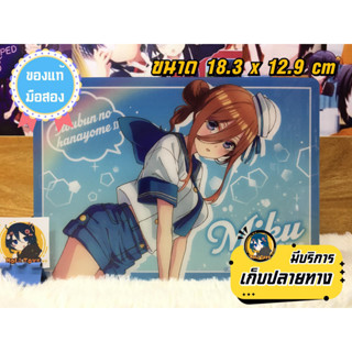 5 Toubun no Hanayome Nakano Miku รูปภาพพลาสติกแข็ง