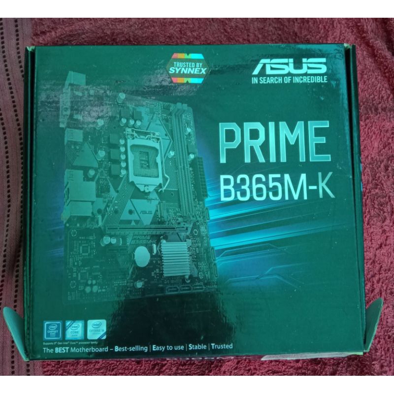 บอร์ด B365m-k + i3 9100f