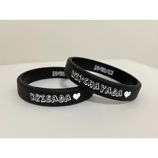 สั่งทำริสแบนด์(wristband) ออกแบบเองได้