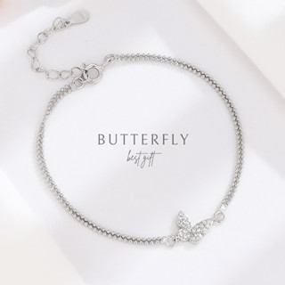 สร้อยข้อมือ Butterfly Bracelet เครื่องประดับ minimal