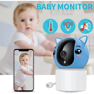 2MP 1080P Tuya APP Wireless WIFI PTZ กล้อง IP ร้องไห้การตรวจสอบอุณหภูมิ Lullaby Baby กล้องIntercom Babysistter Nanny Cam
