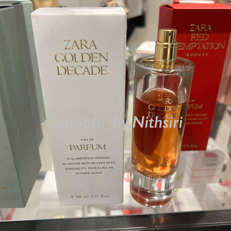 (พร้อมส่ง)น้ำหอม Zara Golden Decade Eau De Parfum กลิ่นเหมือน Ysl Libre แท้จากช็อป