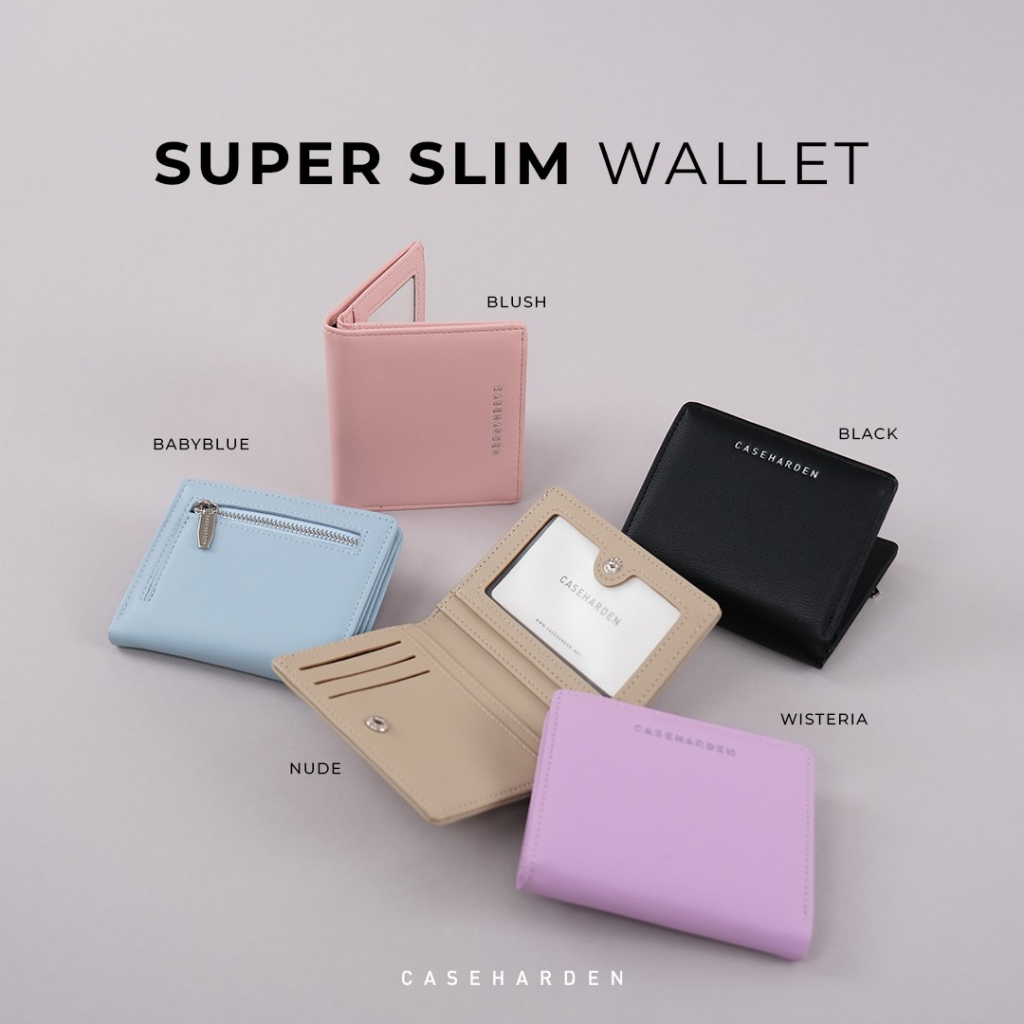 (ใช้โค้ด:10DDHBD12ลด49.-) Caseharden Super Slim Wallet กระเป๋าสตางค์ใบสั้น [Slim