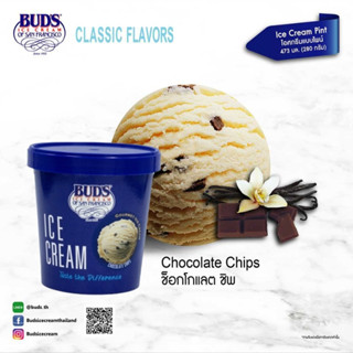 BUDS Ice Cream Chocolate Chip 473 ml (280g)