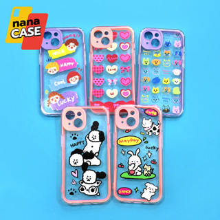 เคสVivo Y11/Y12/Y17 Y21 2021 เคสมือถือประกบ 2ชิ้น นิ่มใส TPU พิมพ์ลายการ์ตูนน่ารัก