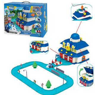 Robocar Poli  Headquarter Playset ( Poli die cast ) ของเล่นโรโบคาร์โพลี ฐานปฏิบัติการ รหัสSVR83156