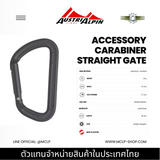 AustriAlpin Accessory Carabiner straight gate