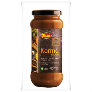 ซอส สำหรับทำแกงกะหรี่เนื้อ (แกง กุรุ หม่า) แบบเข้มข้น ยี่ห้อ Shan (350 กรัม) -- Shan –  Korma Sauce (350 Grams)