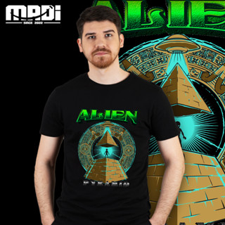 เสื้อยืด ลาย Alien แบรนด์ MADIแท้100%