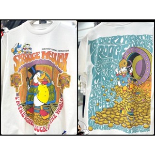 เสื้อDisney ลาย Donald Duck สีขาวเฟด ครีมๆ  (MPA-007)