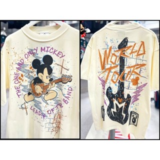 เสื้อDisnry ลาย Mickey mouse สีเฟดขาว (MPX-003)