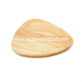 จานสามเหลี่ยม W 14.5 cm x L 14.5 cm l Triangle Wooden Plate W 14.5 x L 14.5 cm