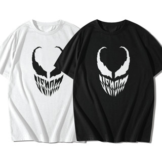 เสื้อยืด VENOM เวน่อม เสื้อยืดแขนสั้นคอกลม Cotton 100% สกรีนลาย