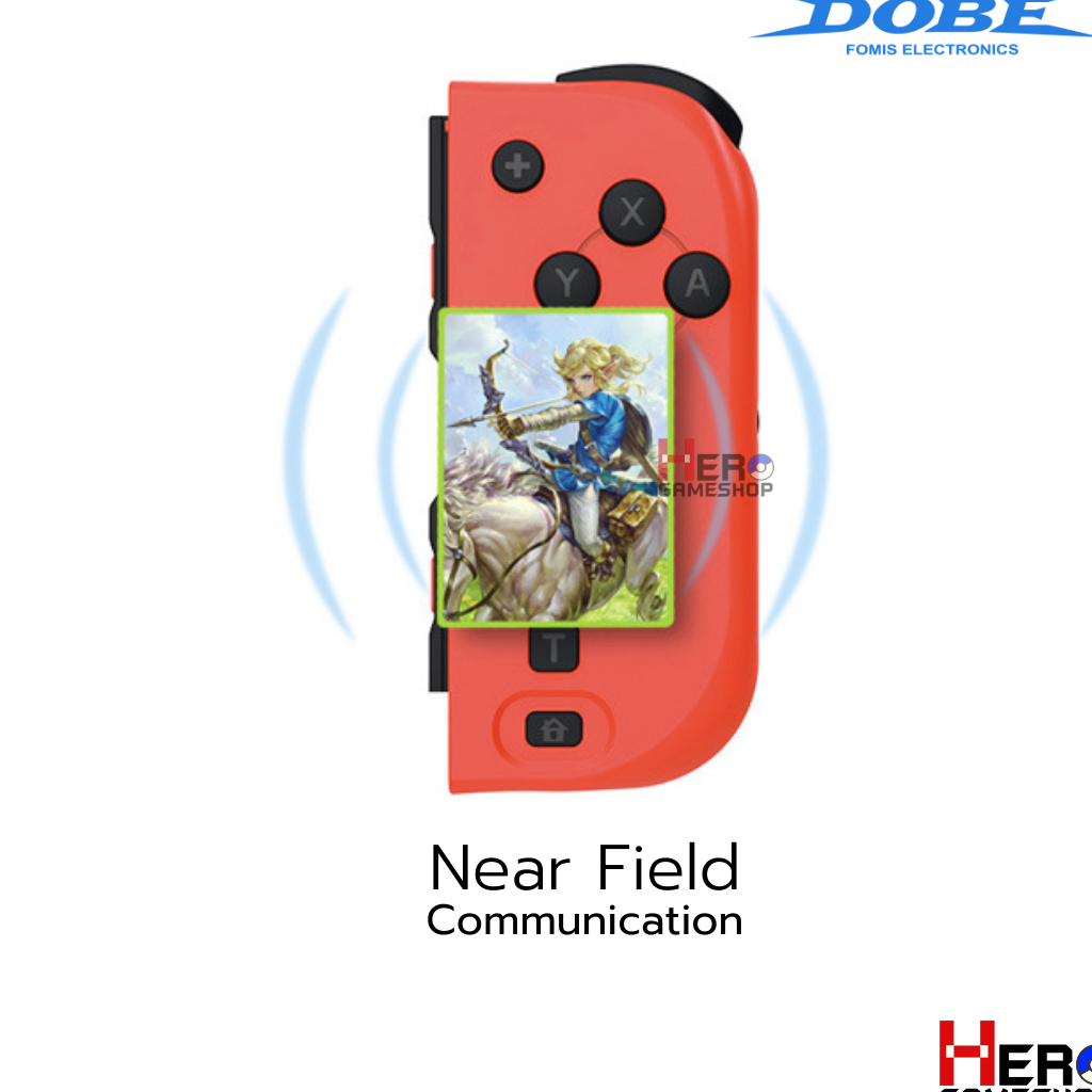 DOBE Joy-Con Double Motor Vibration สั่นแรง แถมฟรี Grip 2 ชิ้น / สายชาร์จ / Wake Up ได้