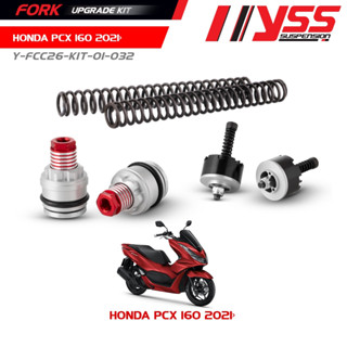 YSS ชุดอัพเกรดโช้คหน้า PCX 160 ปี 2021- 2023  ชุดอัพเกรดโช๊คหน้า FORK UPGRADE KIT