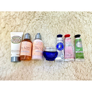 LOCCITANE ครีมบำรุง 1 ชุด 7 ชิ้น มีป้าย NOT FOR SALE ติดข้างขวด