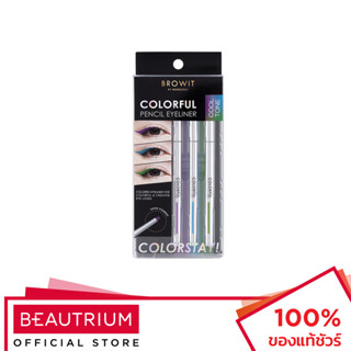 BROWIT Colorful Pencil Eyeliner อายไลน์เนอร์ 0.1g x 3