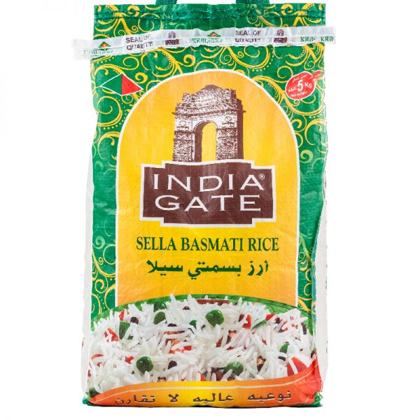 ข้าวบาสมาติ India Gate Creamy Sella Basmati Rice 5 kg