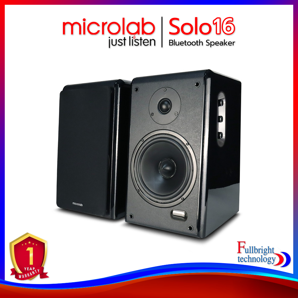 Microlab Solo 16 Bluetooth Speaker 2.0 Ch. ลำโพงโฮมเธียเตอร์ รองรับบลูทูธ รับประกันศูนย์ไทย 1 ปี