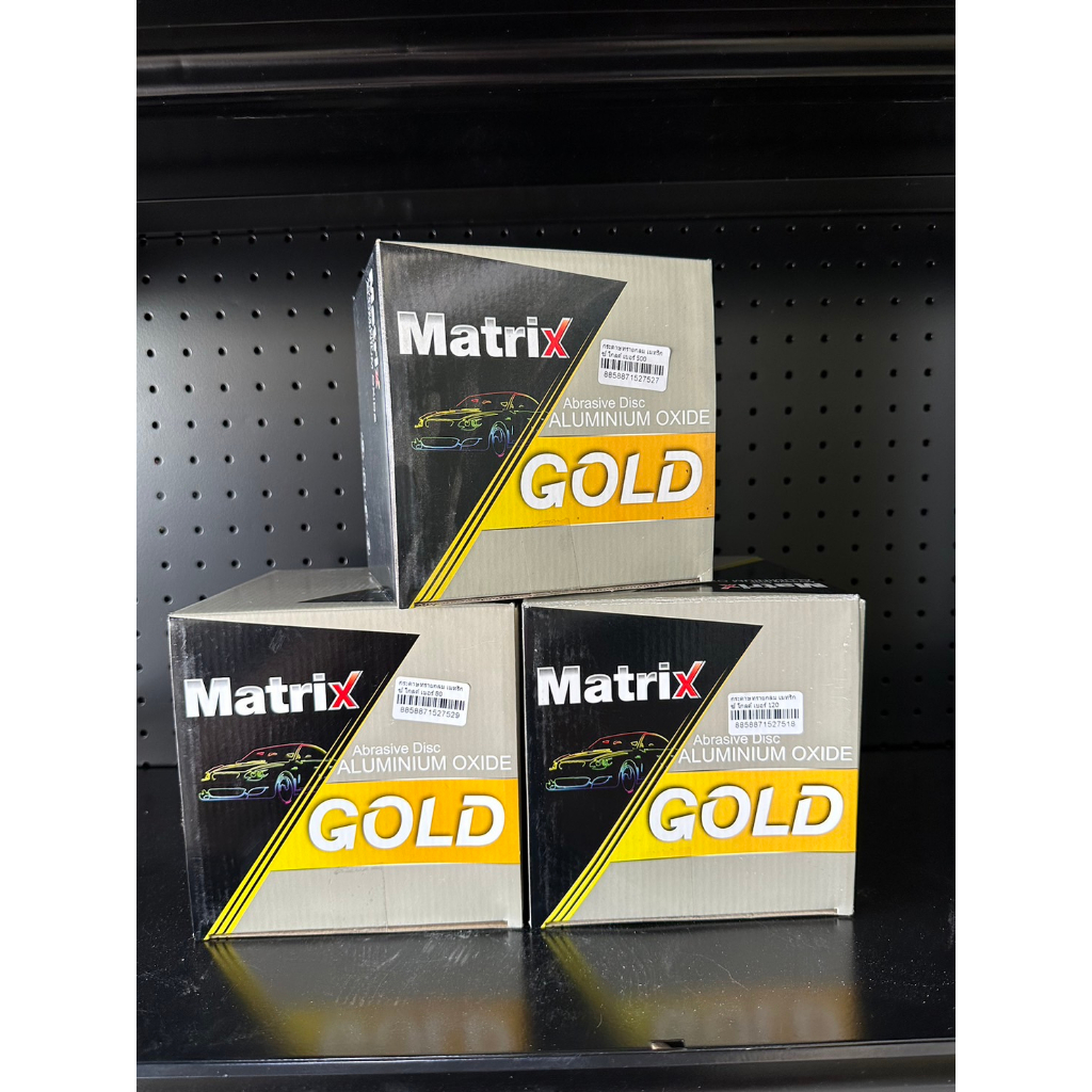 กระดาษทรายกลม ทีโอเอ TOA Maxtrix ขนาด 6 นิ้ว กล่องละ 100 แผ่น