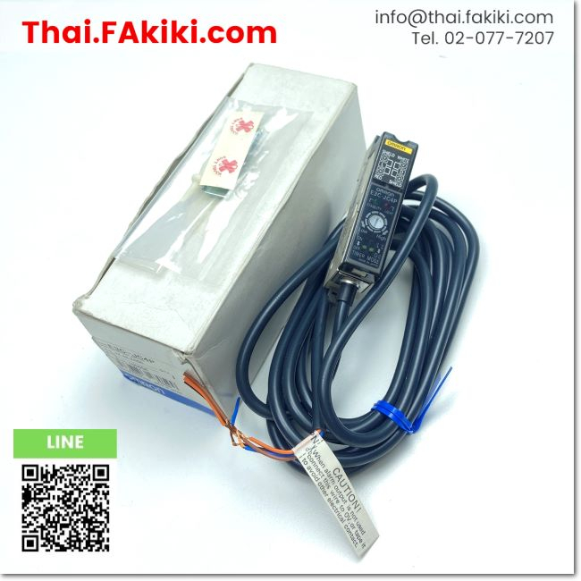 พร้อมส่ง, (B)Unused*, E3C-JC4P Photoelectric Sensor, โฟโตอิเล็กทริคเซนเซอร์, เซนเซอร์รับแสง สเปค 2m,