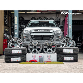 SET ล้อพร้อมยาง ล้อแม็กซ์ SUV 9ออฟ0 ขอบ18” พร้อมยาง 265/60R18 ปี23