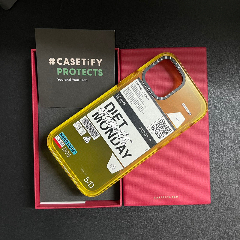 casetify Iphone12 Promax (มือสองของแท้) สีเหลือง
