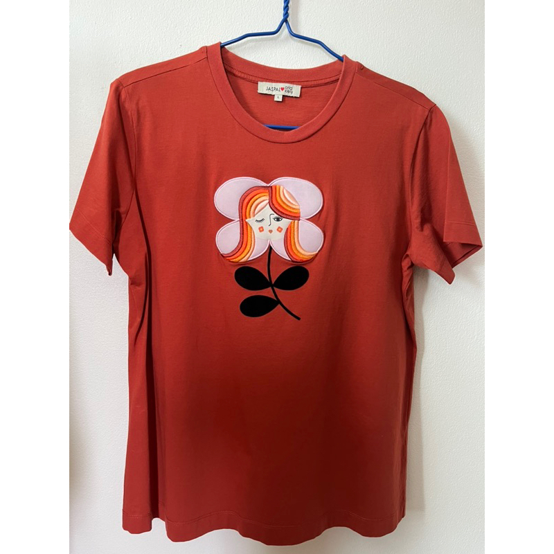 เสื้อยืด Jaspal Orla สีส้มอิฐ size L