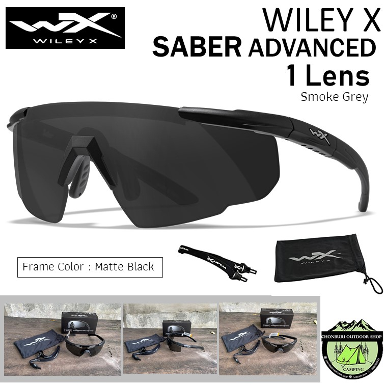 Wiley-X SABER ADVANCED {1 Lens} Smoke Grey #Frame Matte Black {302}