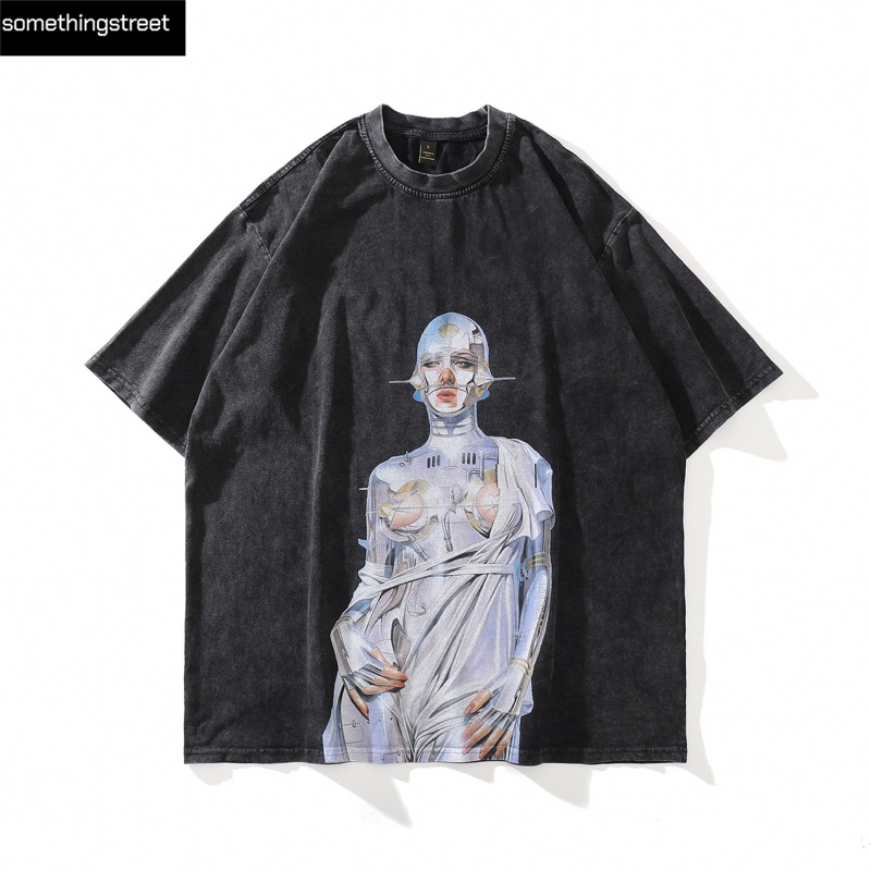 เสื้อยืดผู้ชายโอเวอร์ไซส์ sorayama