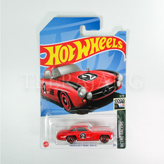 Hotwheels Mercedes-Benz 300SL red color and No2