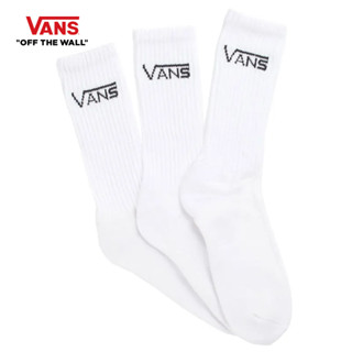 VANS CLASSIC CREW 6.5-9 3PK - WHITE