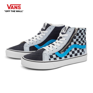 VANS SK8HI REISSUE SIDE ZIP- DARK NAVY/BLUE รองเท้าผ้าใบ ชาย หญิง