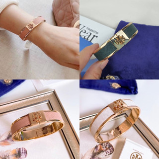 🎀 (สด-ผ่อน) กำไลข้อมือ TORY BURCH BRACELET 75502 สีเขียว ชมพู สีน้ำตาล สีขาว