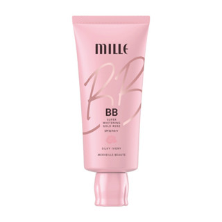 MILLE บีบีครีม SUPER WHITENING GOLD ROSE BB CREAM SPF30 PA++ 30G.