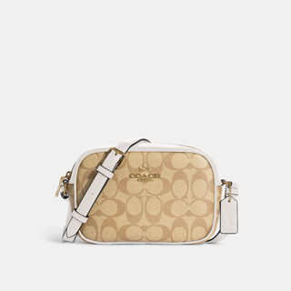 Coach C9926 Mini Jamie Camera Bag In Signature Canvas (IMDQC) กระเป๋าสะพายข้างผู้หญิง สี Im/Light Khaki Chalk