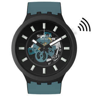 Swatch นาฬิกาผู้ชาย SwatchPAY! NIGHT TRIP PAY! รุ่น SB03B111-5300